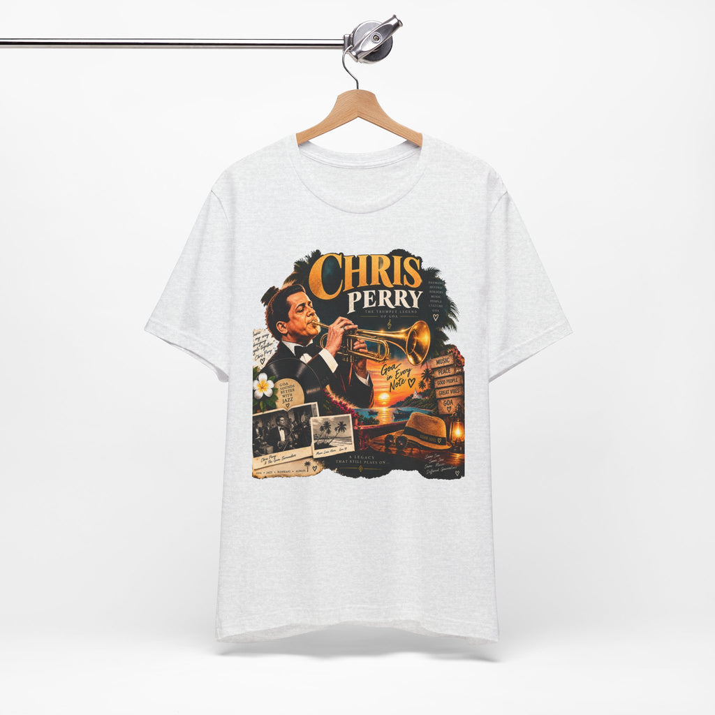 Chris Perry Trumpet Graphic T-Shirt | Retro Music