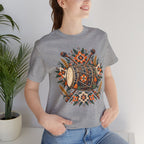 Boho Folk Drum Mandala T-Shirt