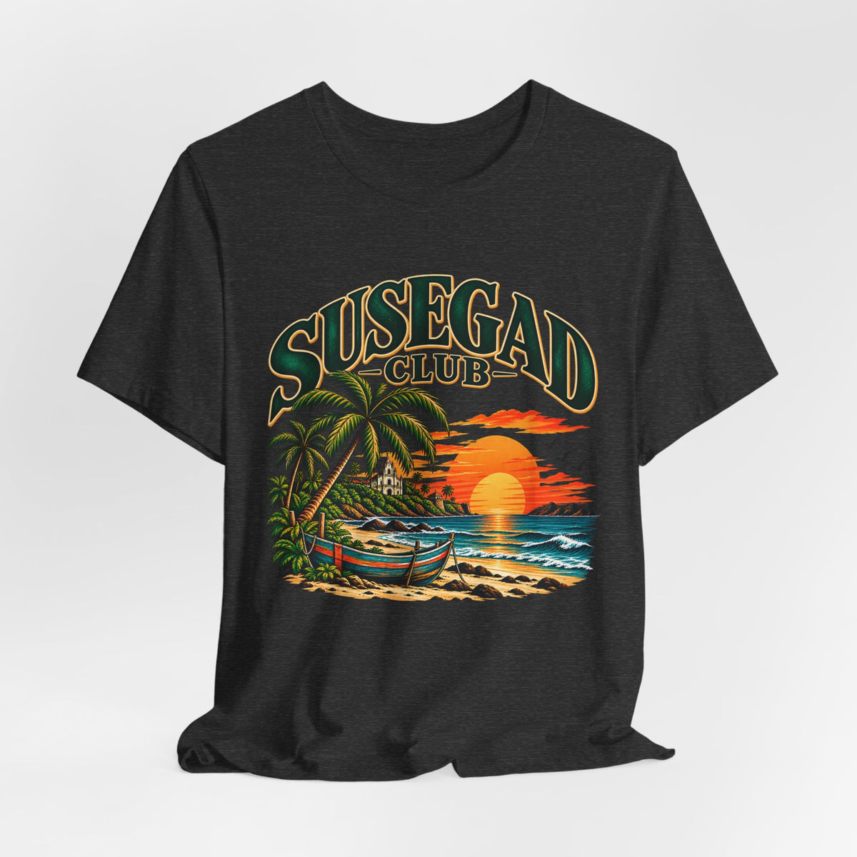 Susegad Club Sunset Beach Jersey T-Shirt