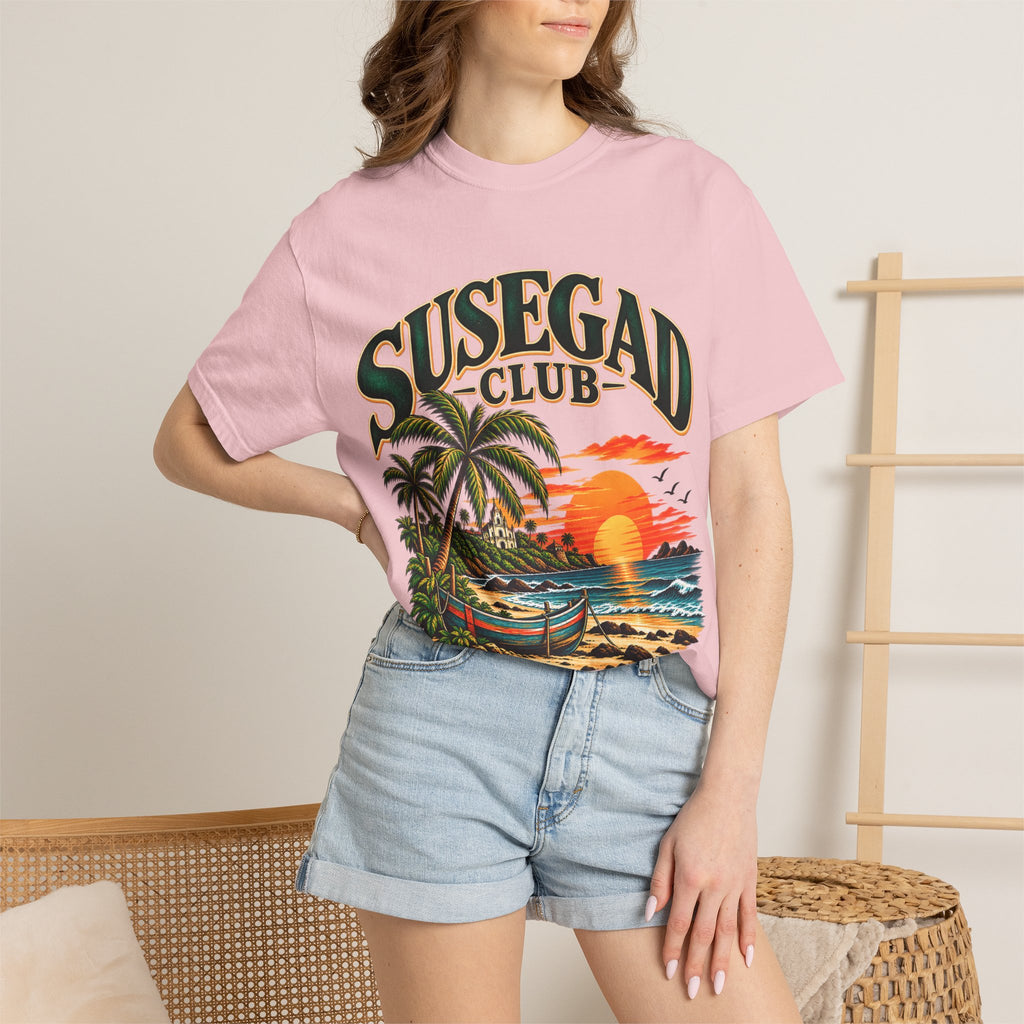 Susegad Club Sunset Beach Garment-Dyed T-Shirt