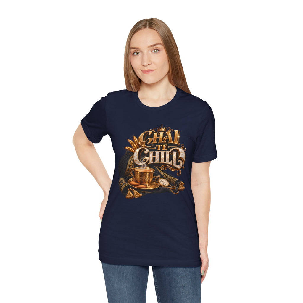 Chai Te Chilli T-Shirt — Vintage Indian Tea Design