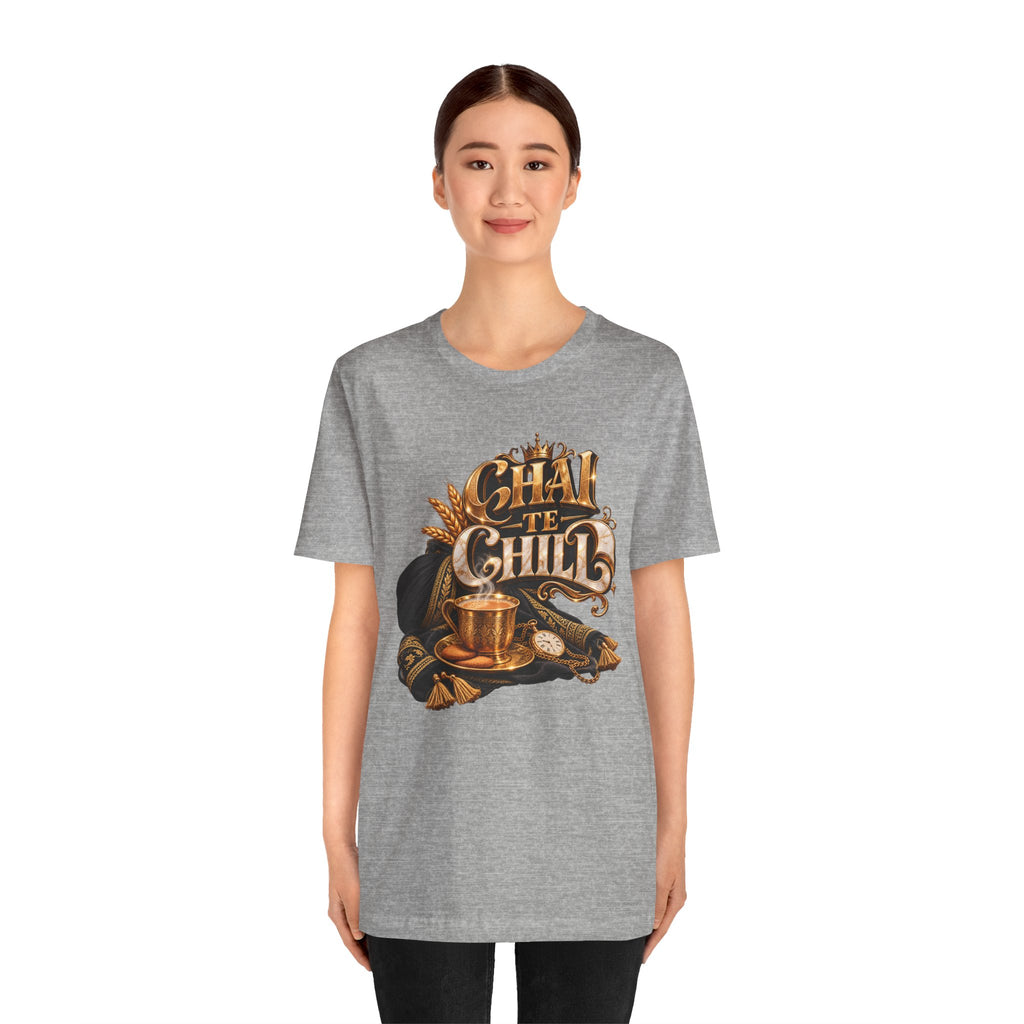 Chai Te Chilli T-Shirt — Vintage Indian Tea Design
