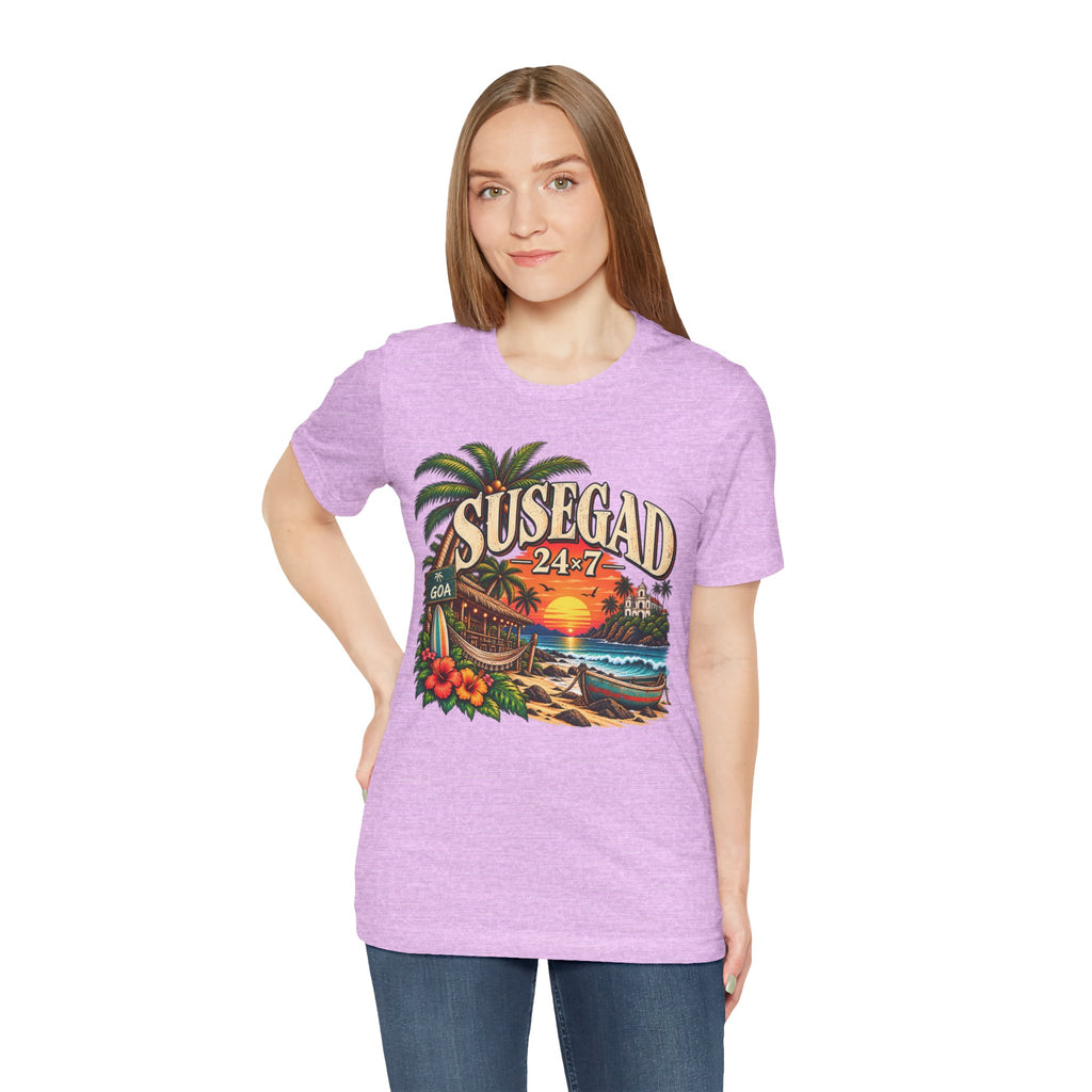 Susegad 24x7 Goa Sunset Jersey T-Shirt