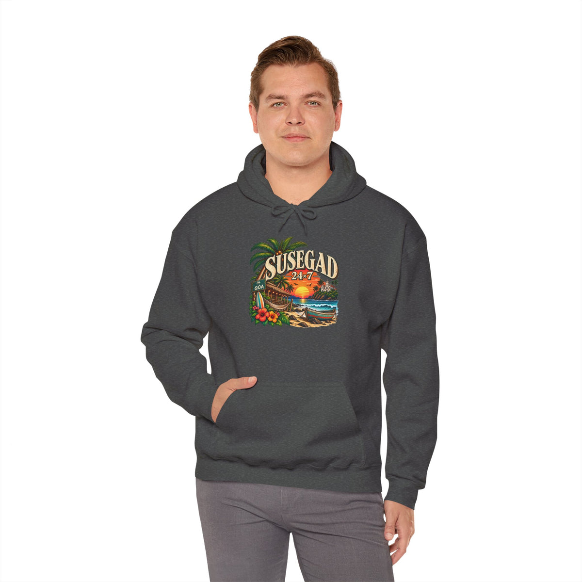 Susegad 24x7 Tropical Sunset Hoodie