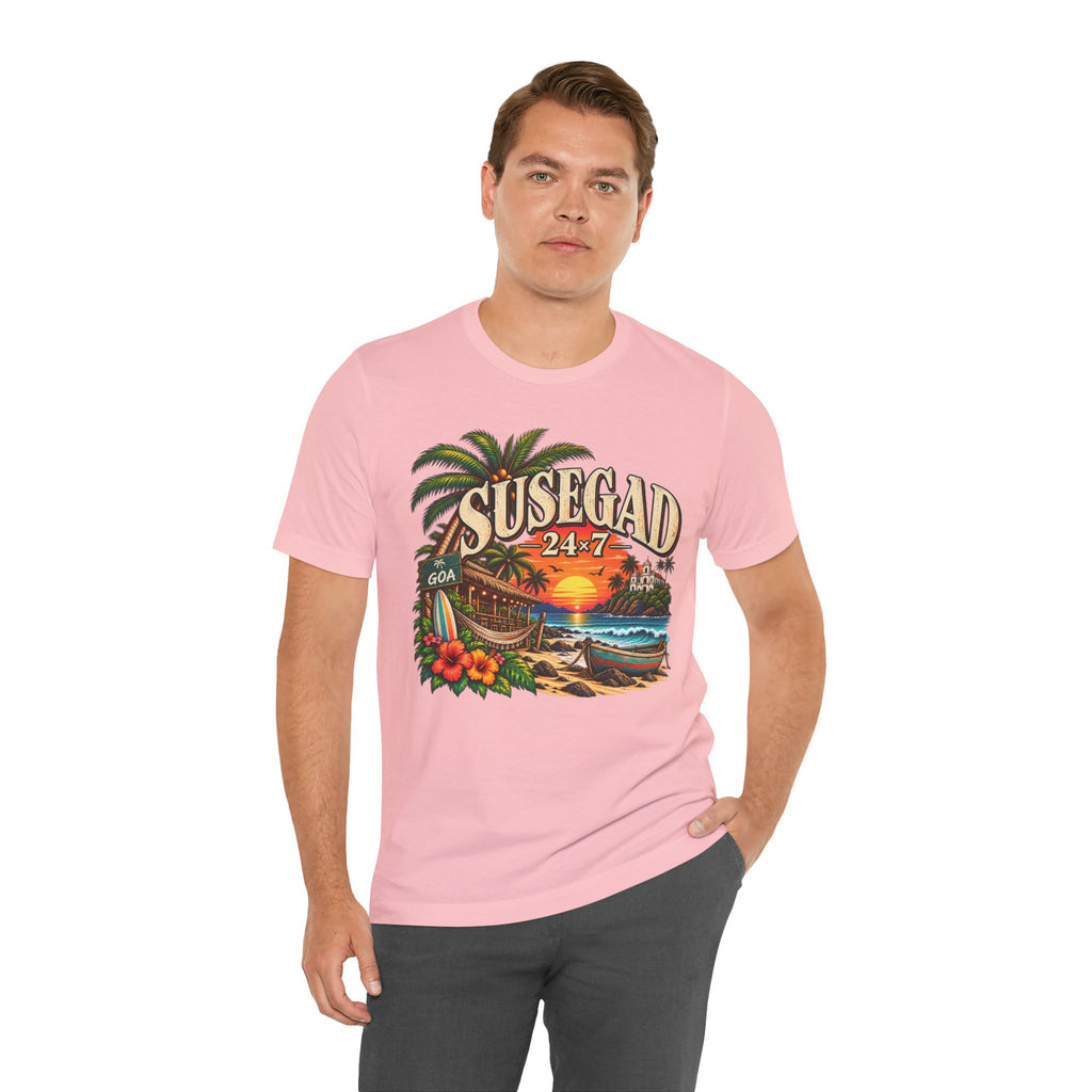 Susegad 24x7 Goa Sunset Jersey T-Shirt