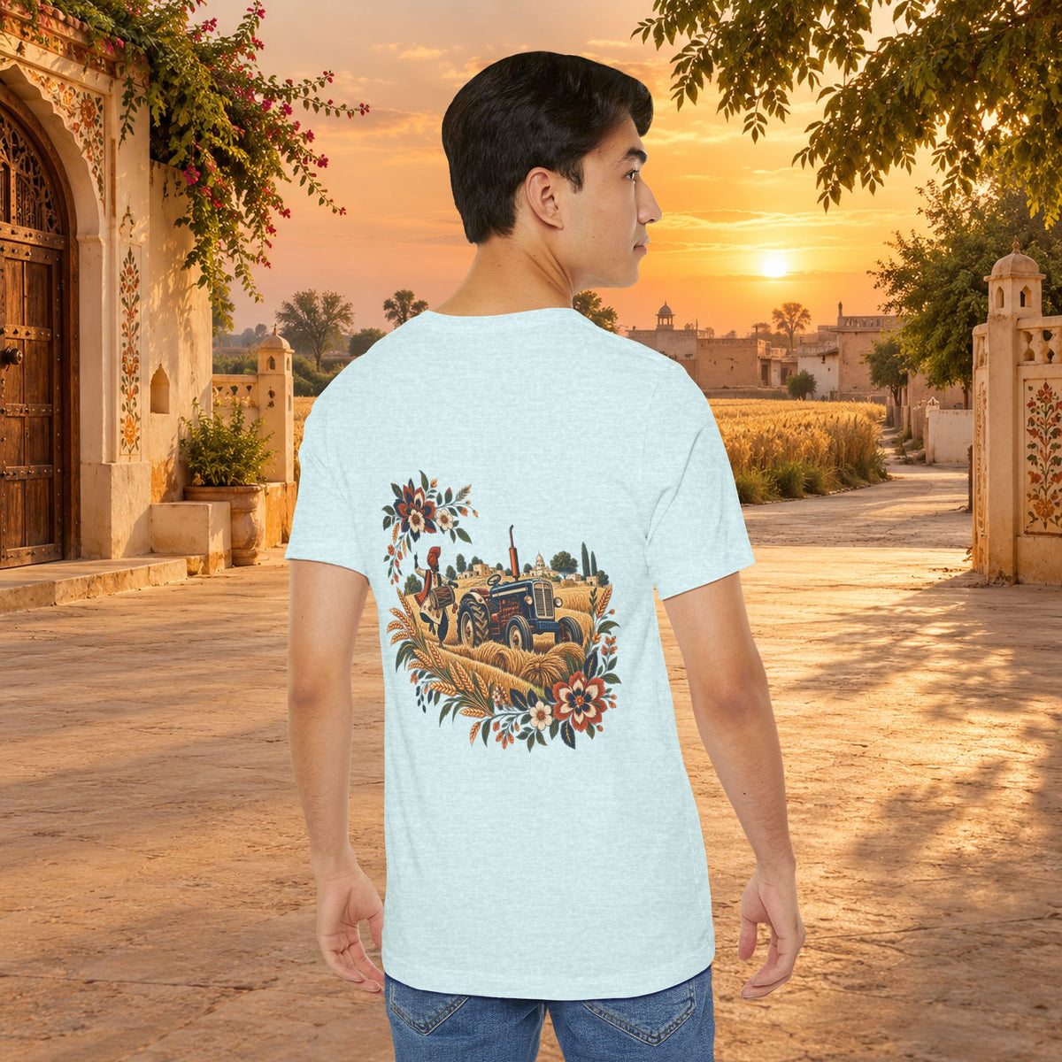 Boho Folk Drum Mandala T-Shirt