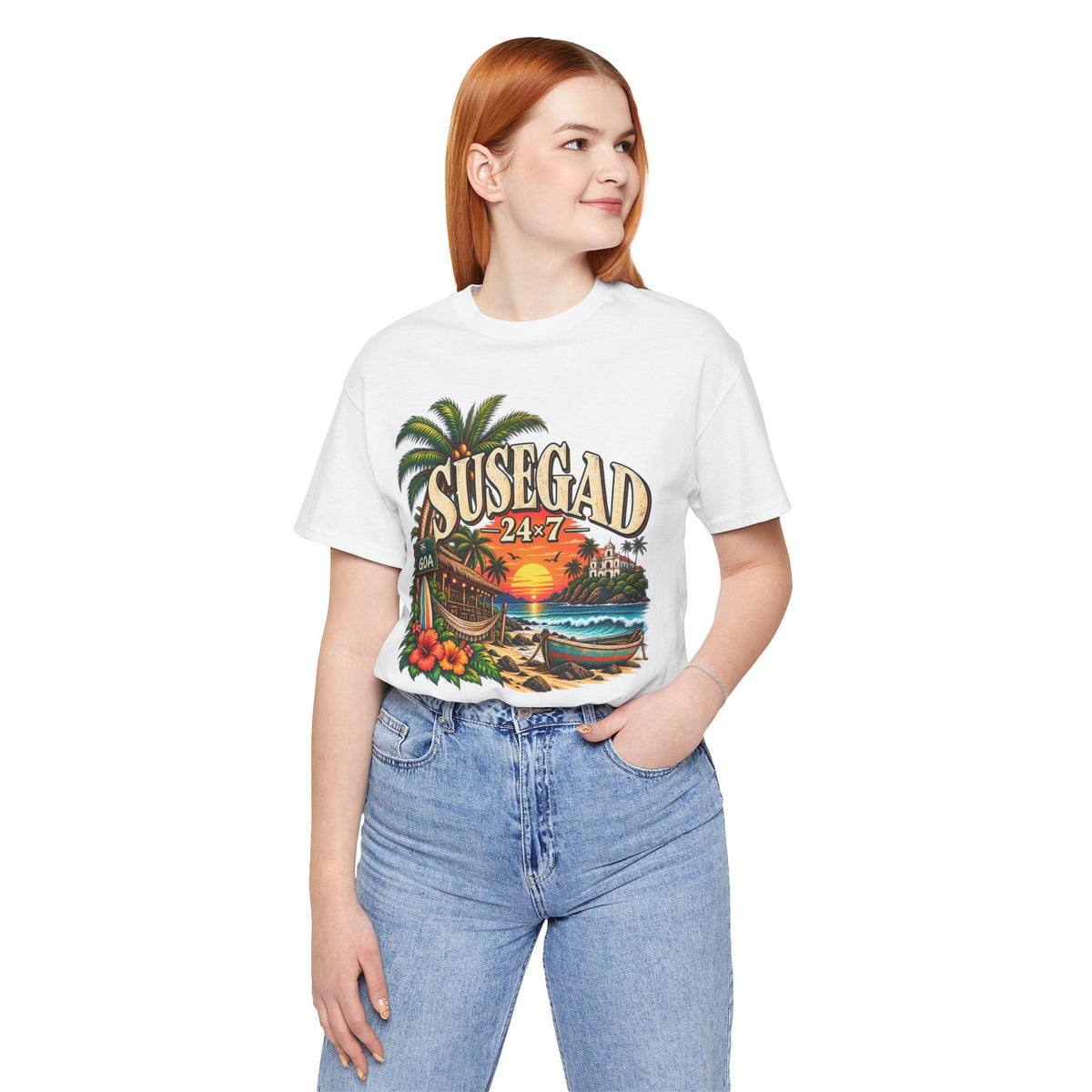 Susegad 24x7 Goa Sunset Jersey T-Shirt