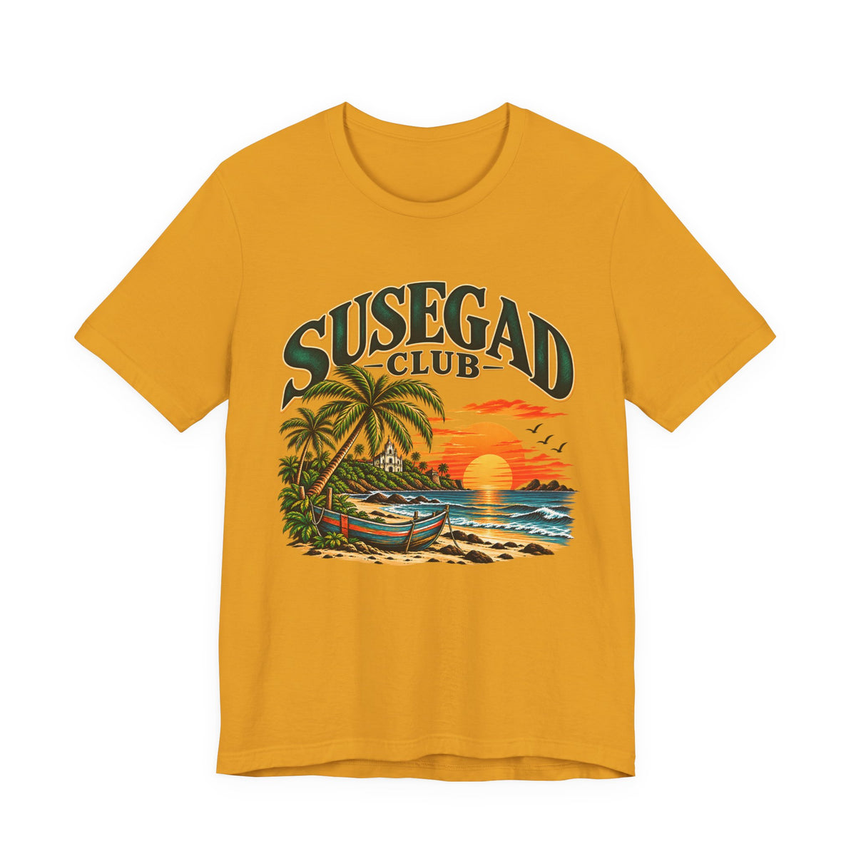 Susegad Club Sunset Beach Jersey T-Shirt