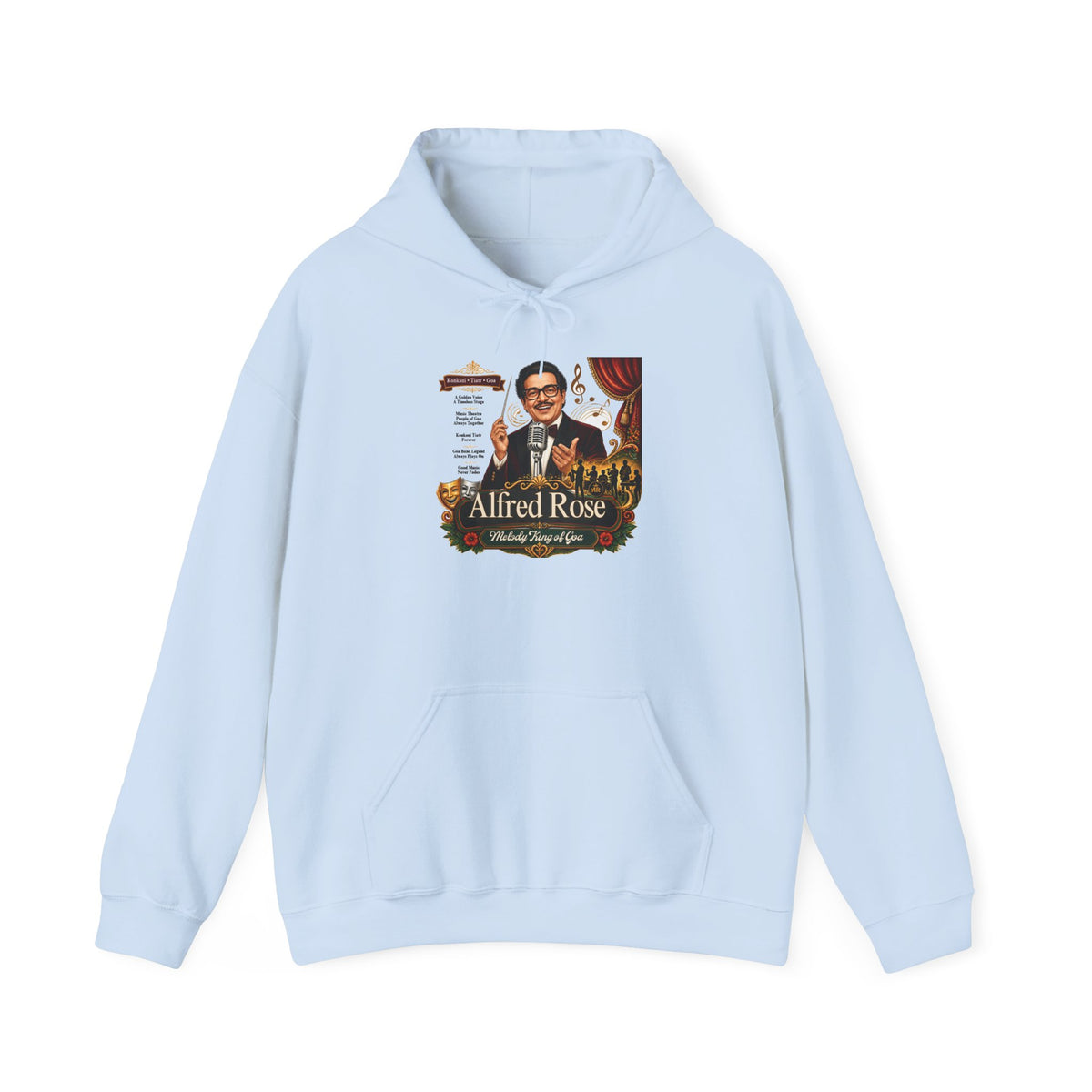 Alfred Rose Hoodie | Vintage Goan Music Tribute