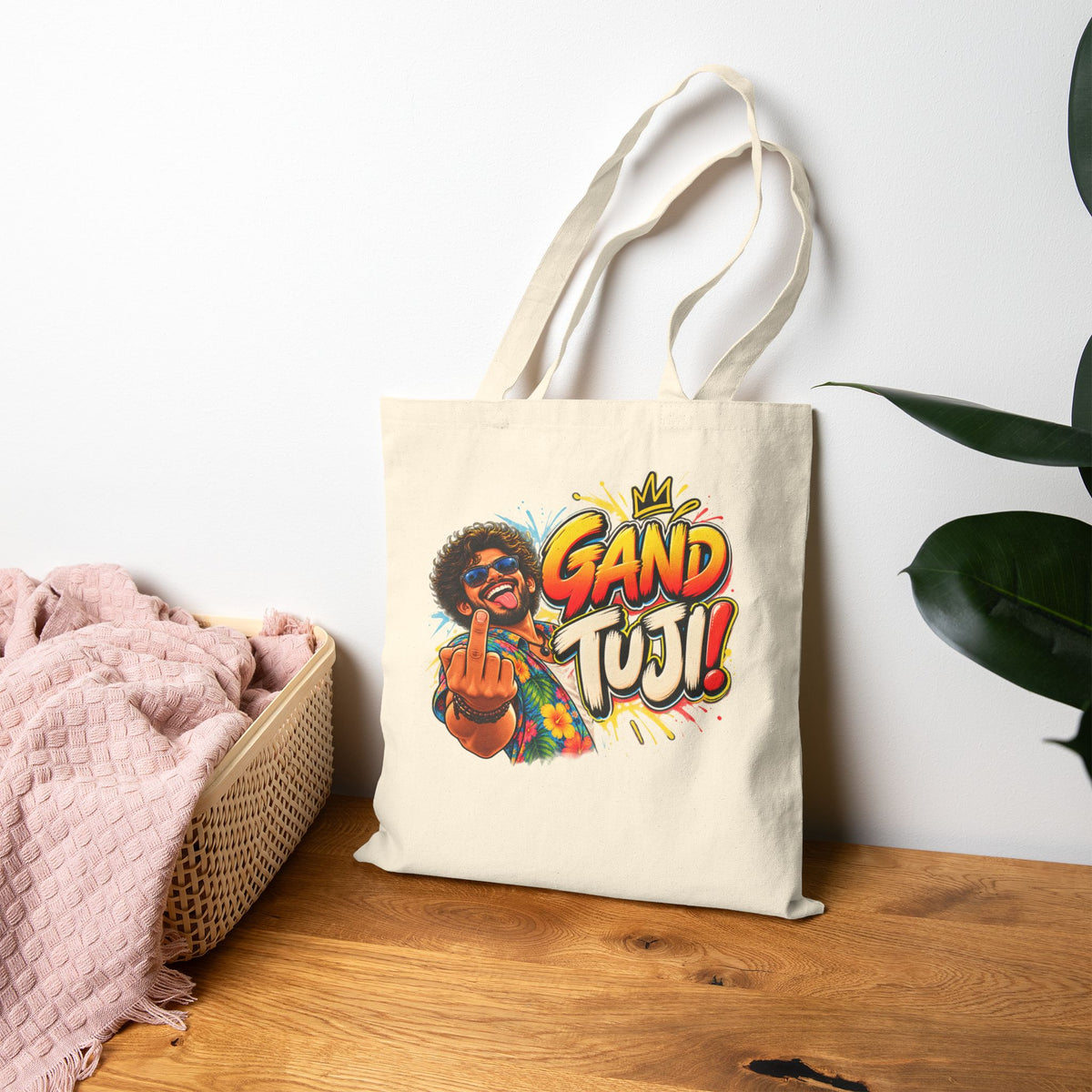 Gand Tuji! | Goan Heritage Cotton Canvas Tote Bag