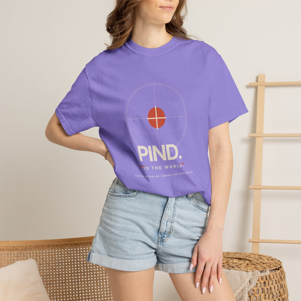 PIND. Punjabi Heritage Graphic T-Shirt | Garment-Dyed Tee