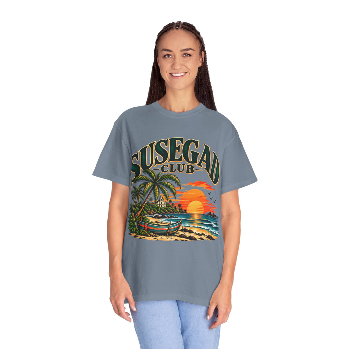 Susegad Club Sunset Beach Garment-Dyed T-Shirt