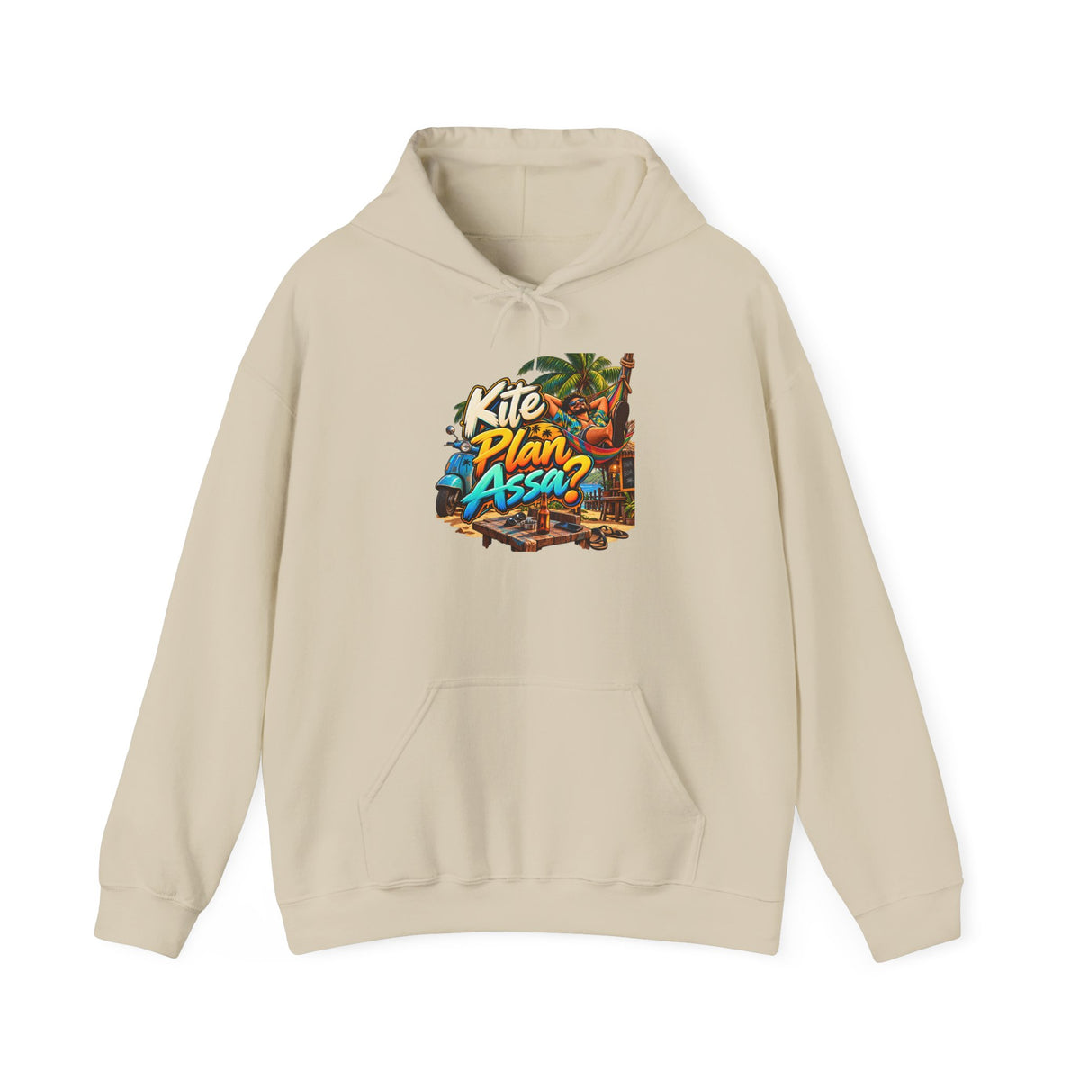 Additional view of Kite Plan Assa? — Goan Heritage Heavy Blend Hoodie — Hammock Edition (3)