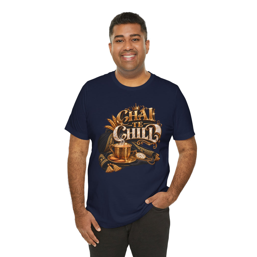 Chai Te Chilli T-Shirt — Vintage Indian Tea Design