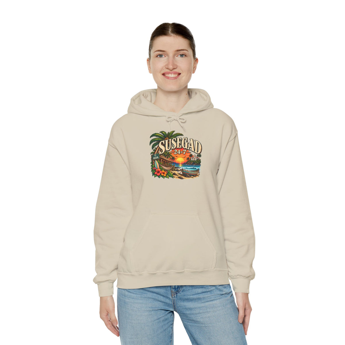 Susegad 24x7 Tropical Sunset Hoodie