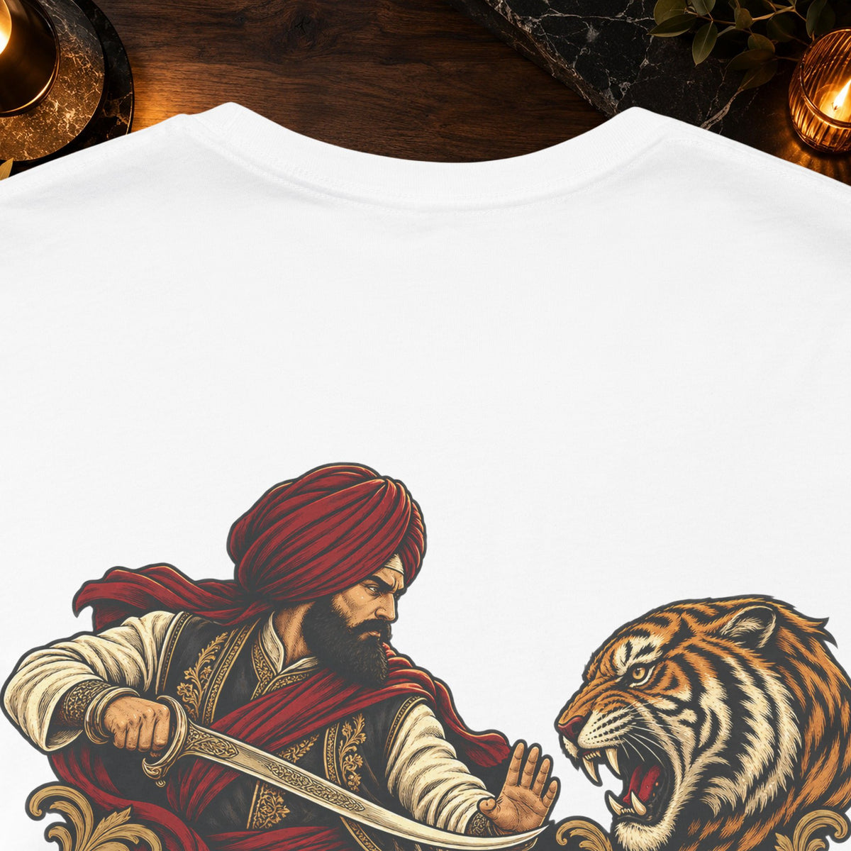 Nidar Viking Tiger Graphic T-Shirt