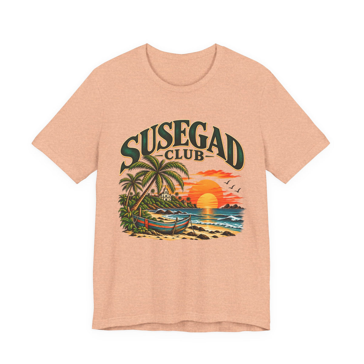 Susegad Club Sunset Beach Jersey T-Shirt