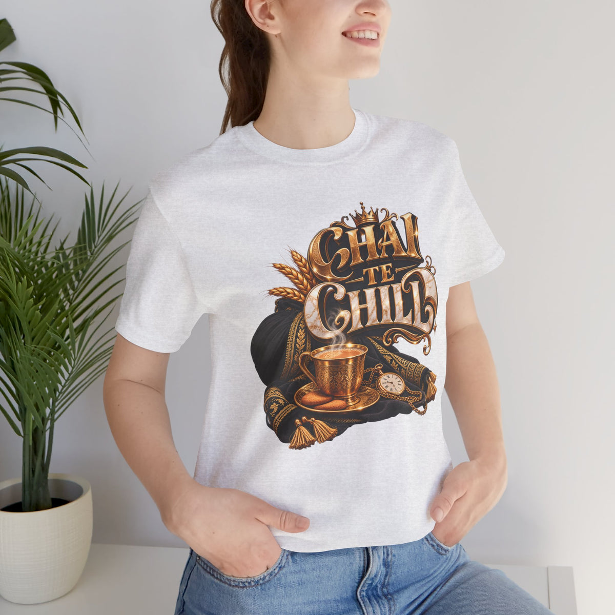 Chai Te Chilli T-Shirt — Vintage Indian Tea Design