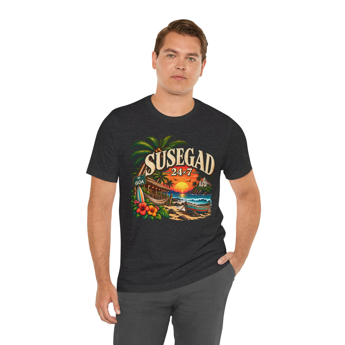 Susegad 24x7 Goa Sunset Jersey T-Shirt