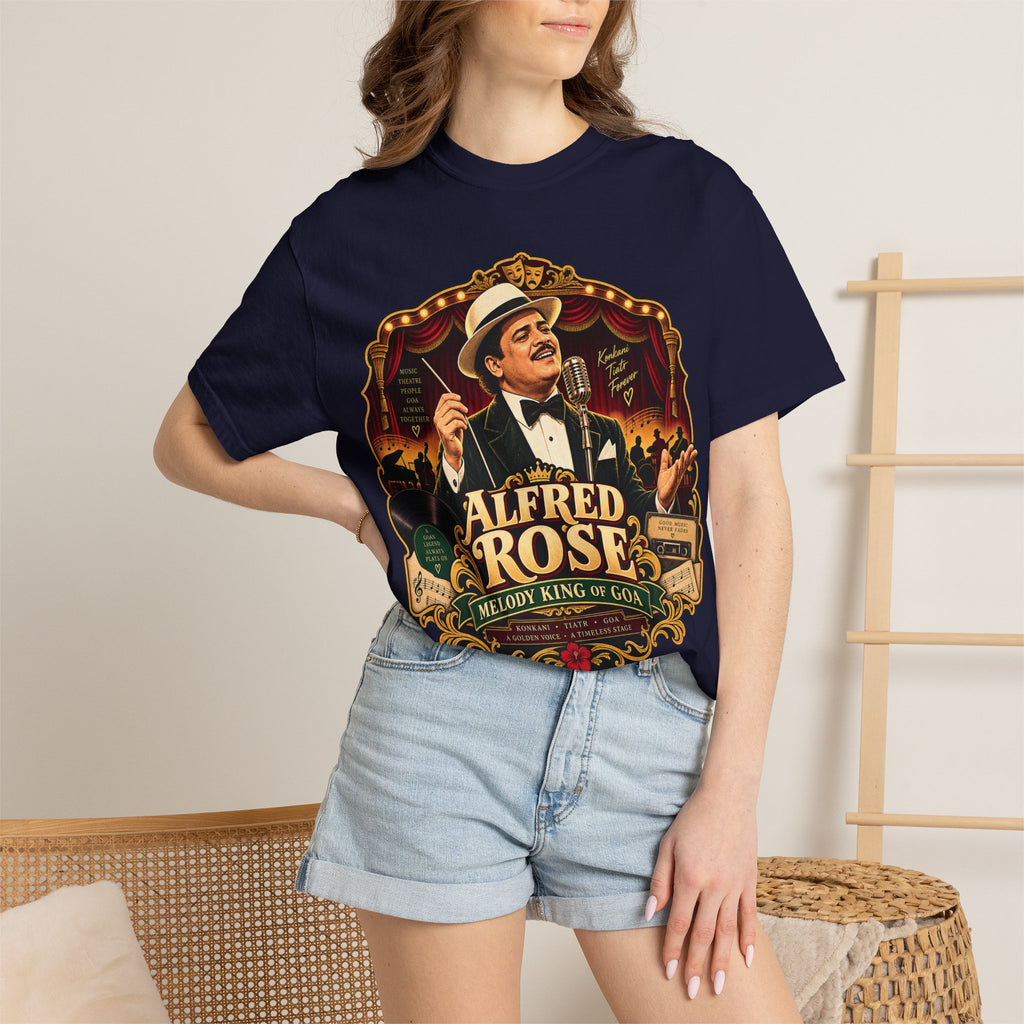 Alfred Rose Vintage Goan Music Graphic T-Shirt