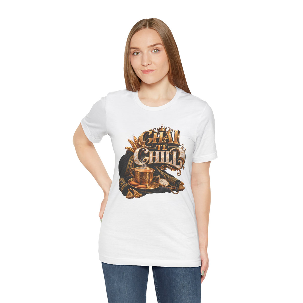 Chai Te Chilli T-Shirt — Vintage Indian Tea Design