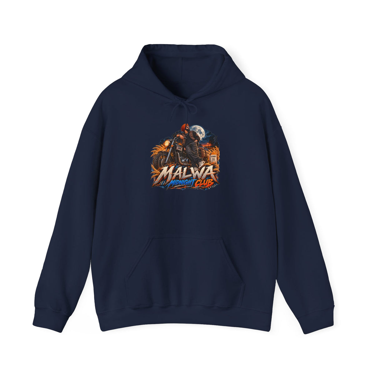 Malwa Motorcycle Graphic Hoodie – Punjabi Biker Streetwear — product image 6