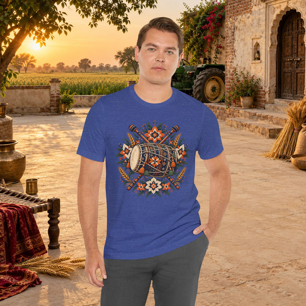 Boho Folk Drum Mandala T-Shirt