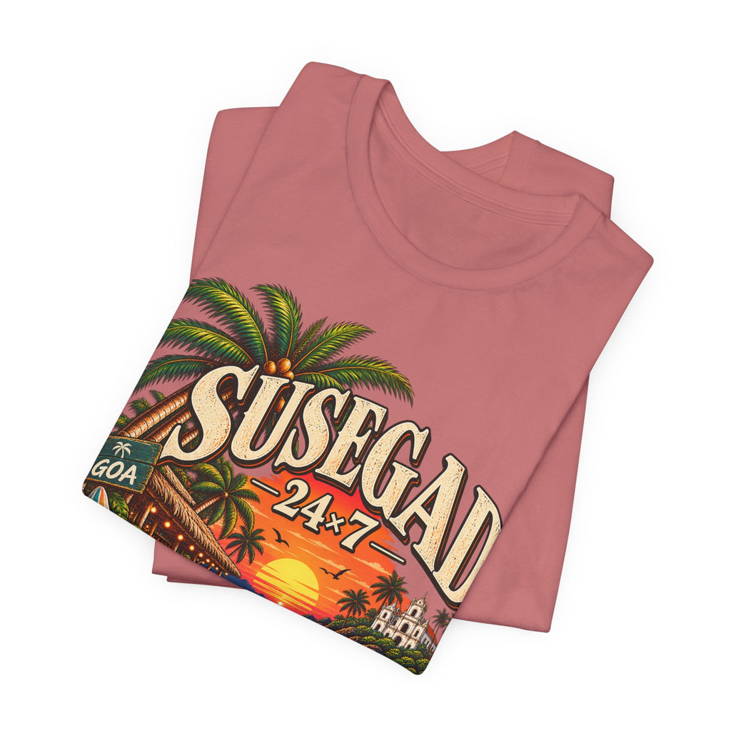 Susegad 24x7 Goa Sunset Jersey T-Shirt