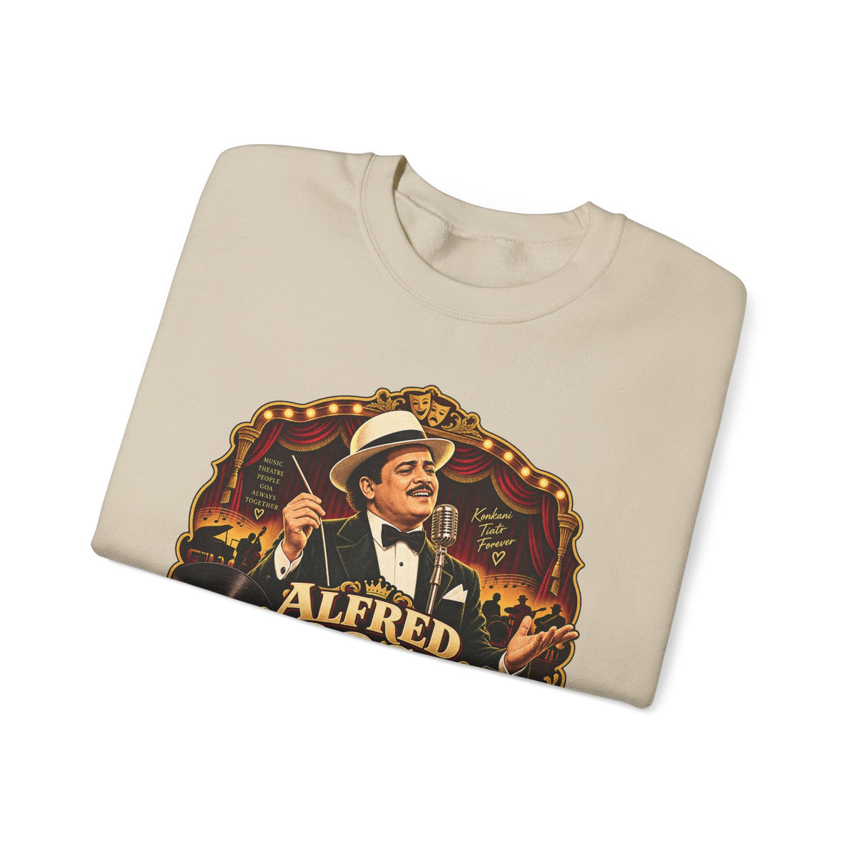 Alfred Rose Vintage Jazz Crewneck Sweatshirt