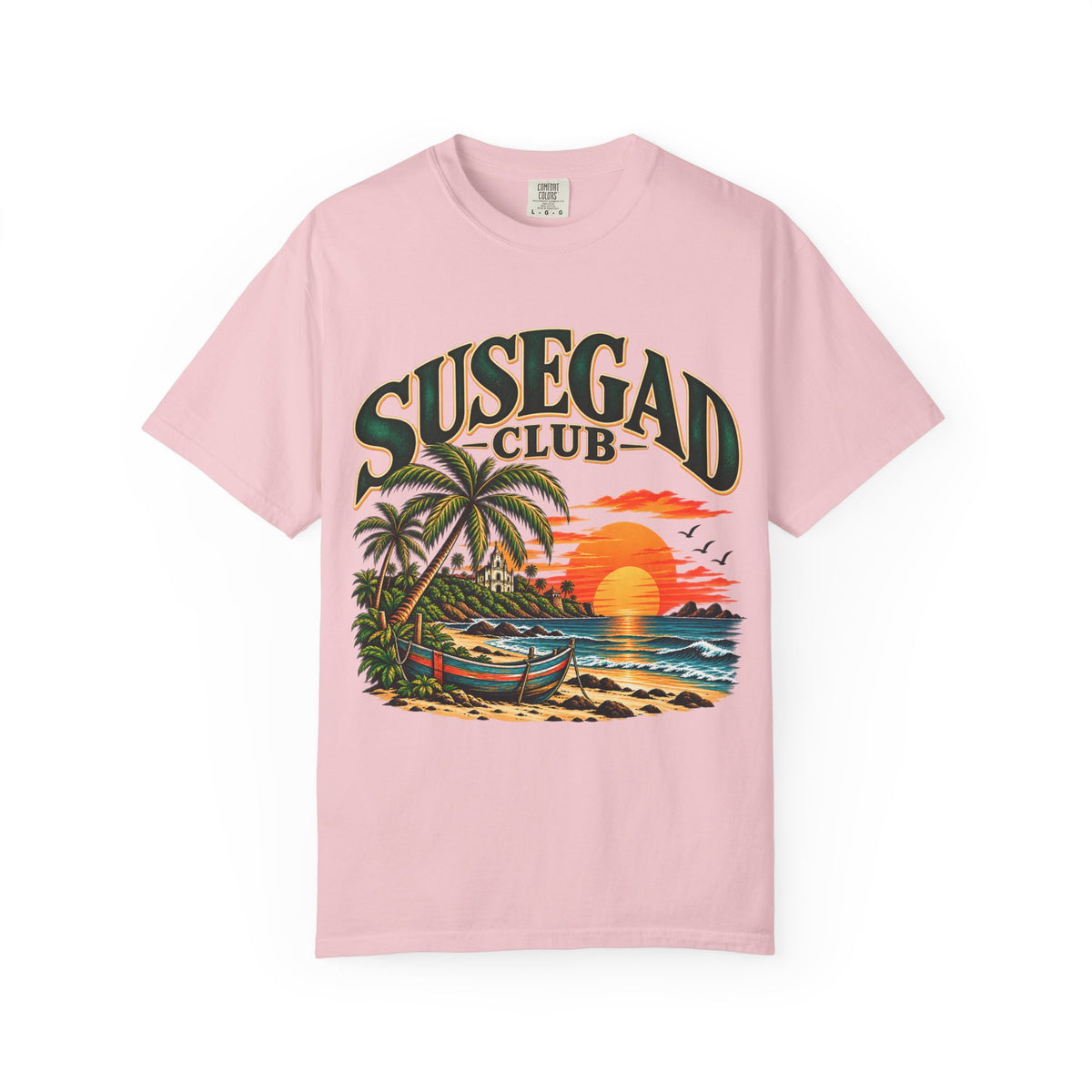 Susegad Club Sunset Beach Garment-Dyed T-Shirt