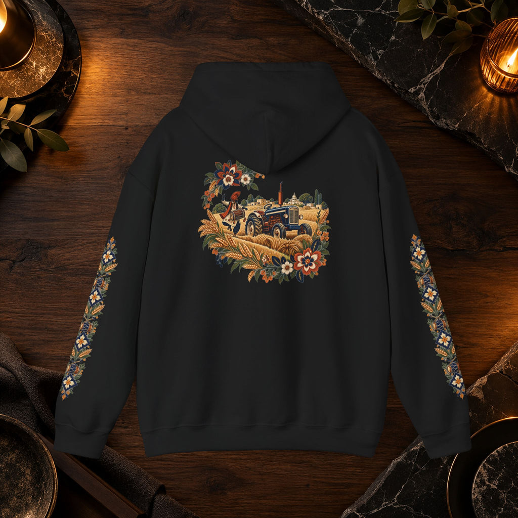 Bohemian Folk Art Drum Hoodie