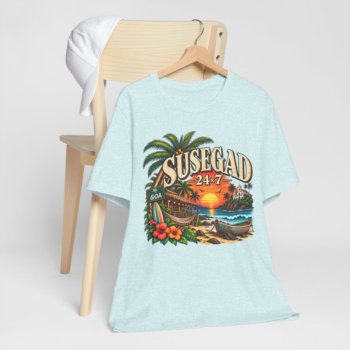 Susegad 24x7 Goa Sunset Jersey T-Shirt