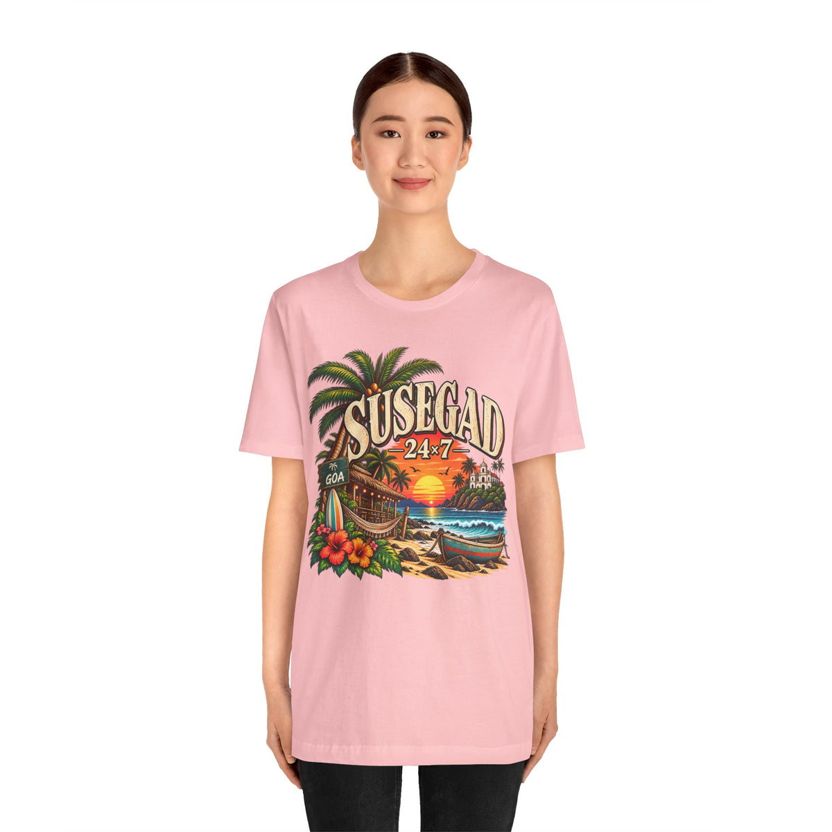 Susegad 24x7 Goa Sunset Jersey T-Shirt