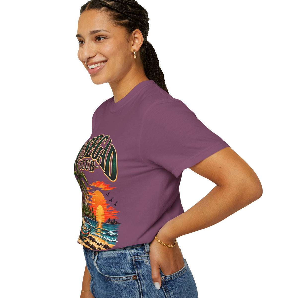 Susegad Club Sunset Beach Garment-Dyed T-Shirt