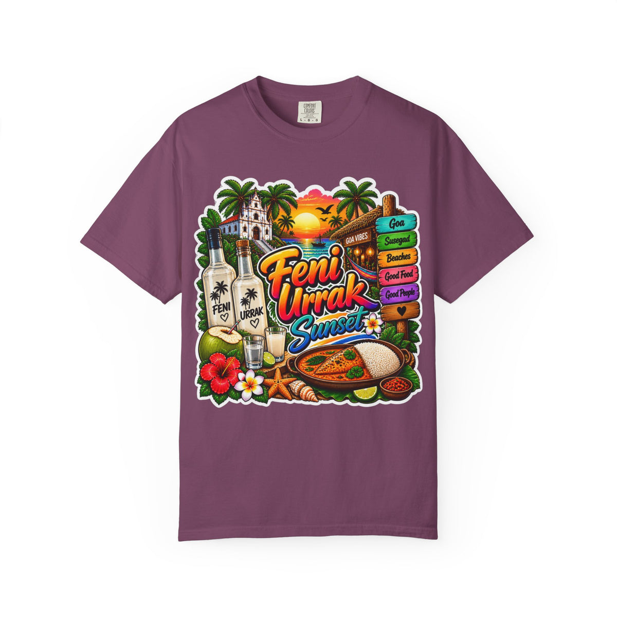 Susegad 24x7 | Goan Heritage Garment-Dyed T-Shirt