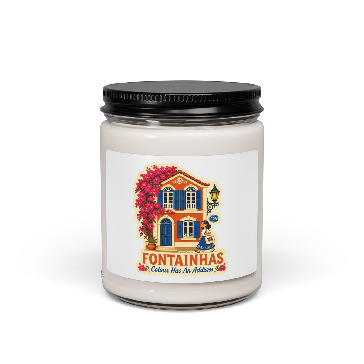 Fontainhas Colourful House 9oz Scented Soy Candle