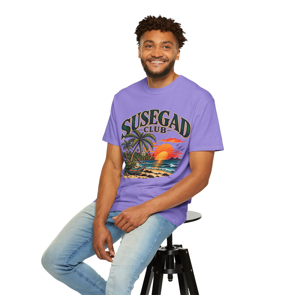 Susegad Club Sunset Beach Garment-Dyed T-Shirt