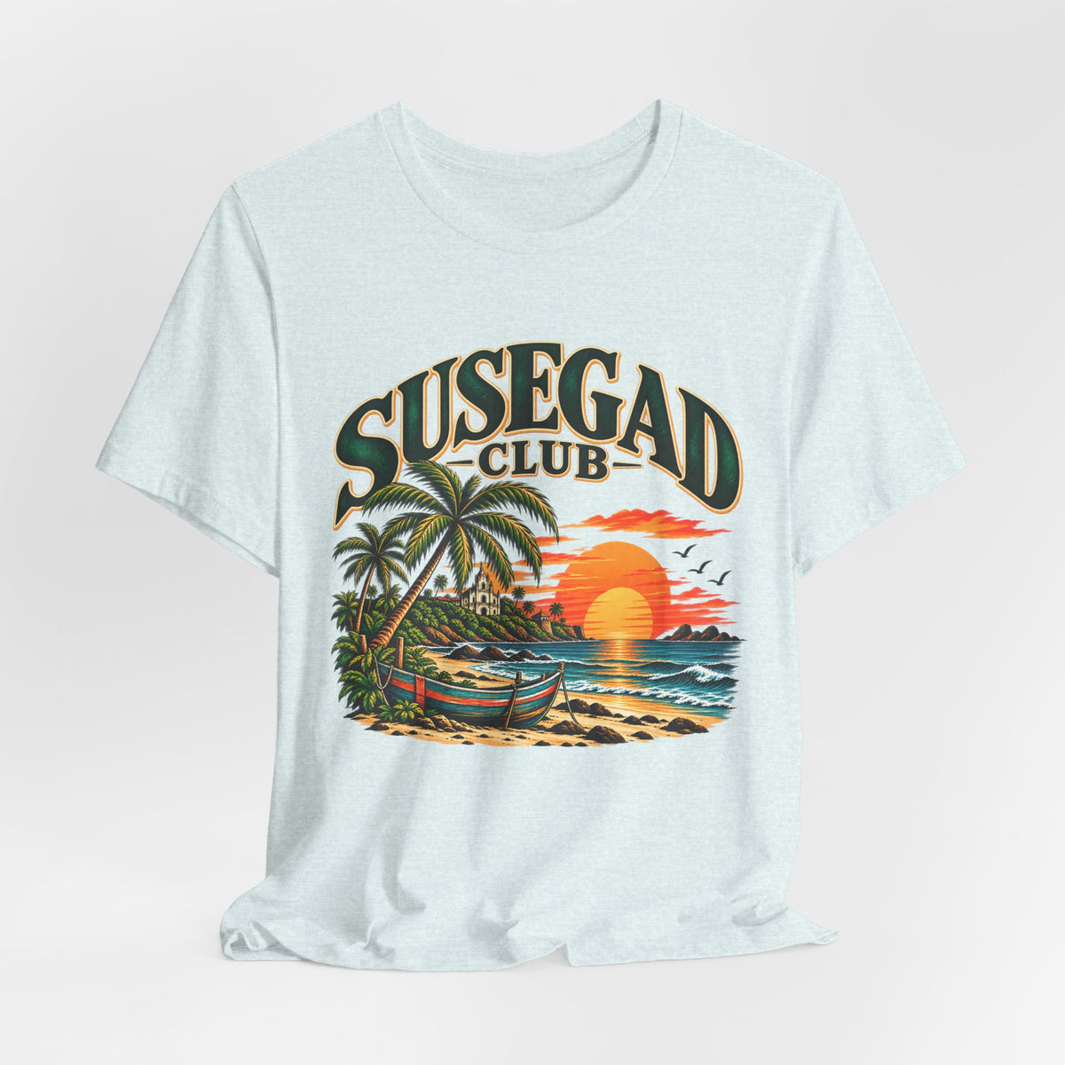 Susegad Club Sunset Beach Jersey T-Shirt