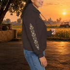 Bohemian Folk Art Drum Hoodie