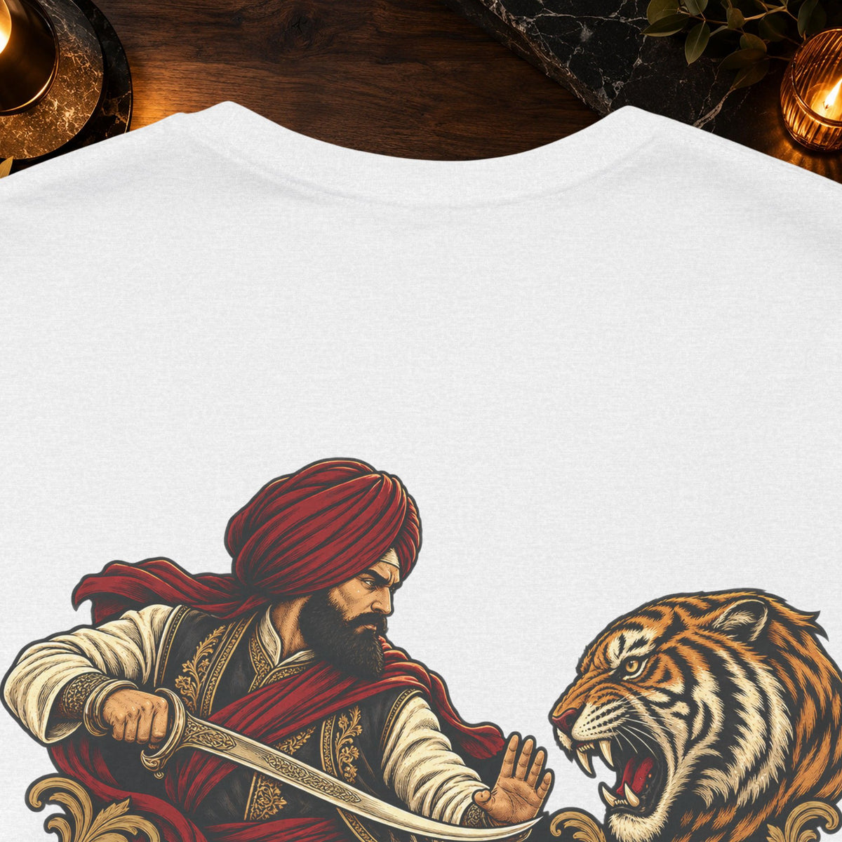 Nidar Viking Tiger Graphic T-Shirt