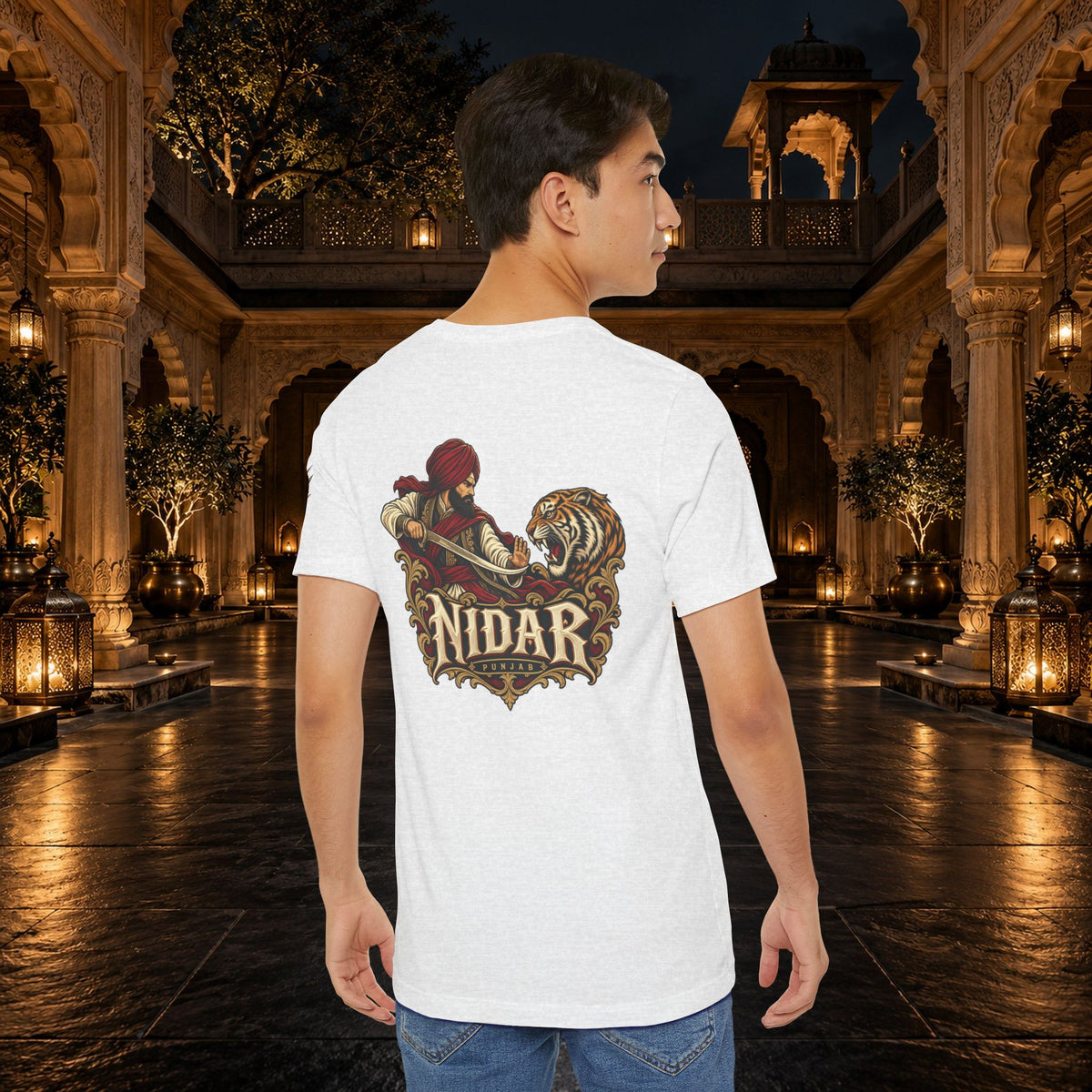 Nidar Viking Tiger Graphic T-Shirt