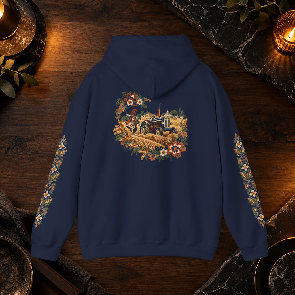 Bohemian Folk Art Drum Hoodie