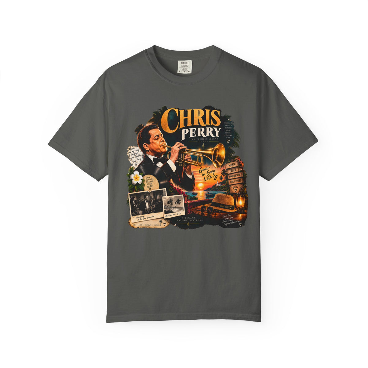 Chris Perry Vintage Jazz Garment-Dyed T-Shirt – Retro Music Tee — product image 5