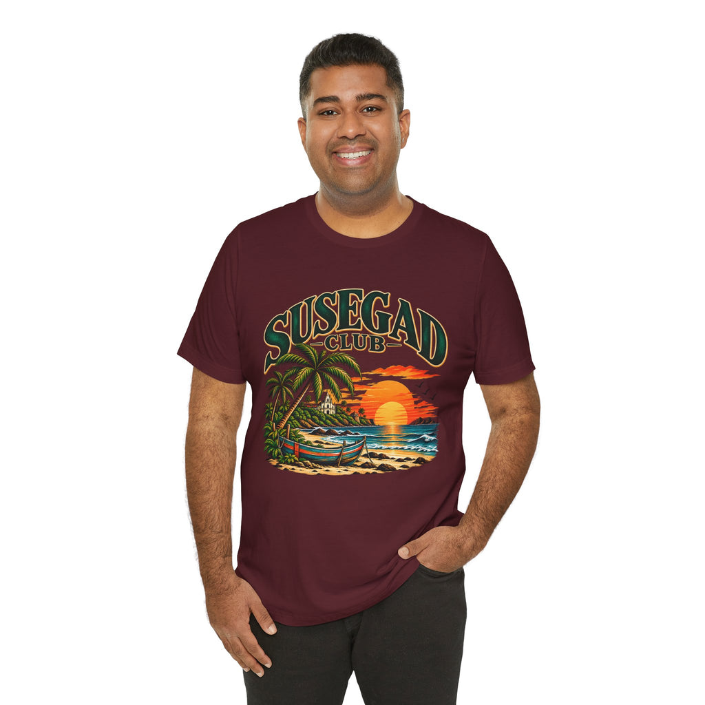 Susegad Club Sunset Beach Jersey T-Shirt