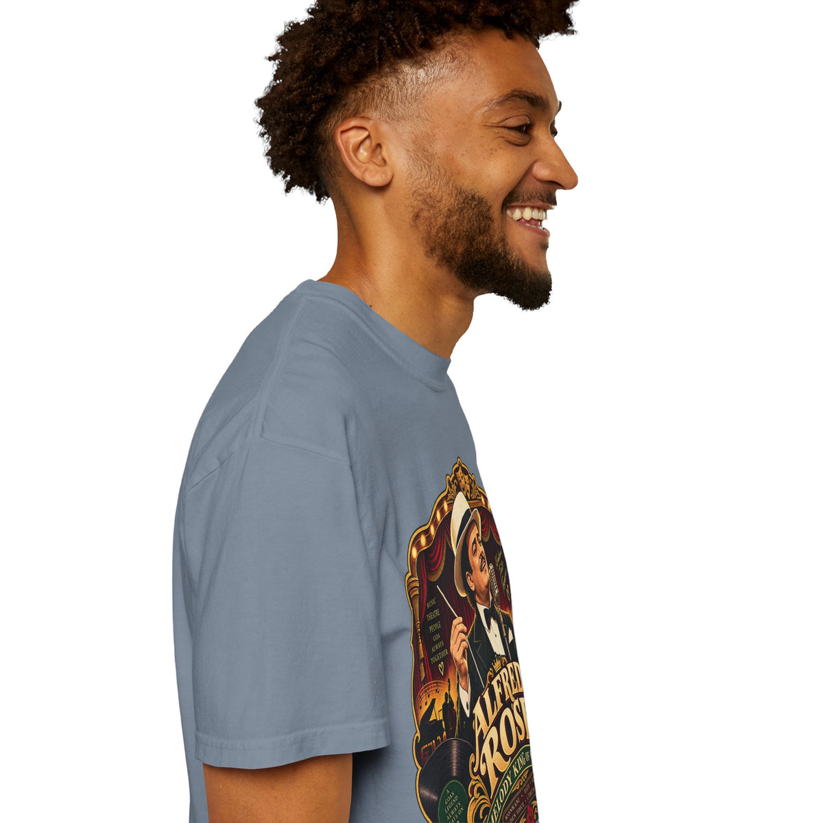 Alfred Rose Vintage Goan Music Graphic T-Shirt