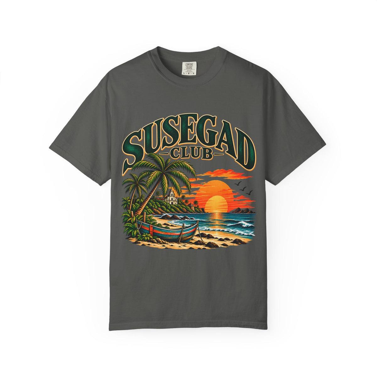 Susegad Club Sunset Beach Garment-Dyed T-Shirt — product image 4