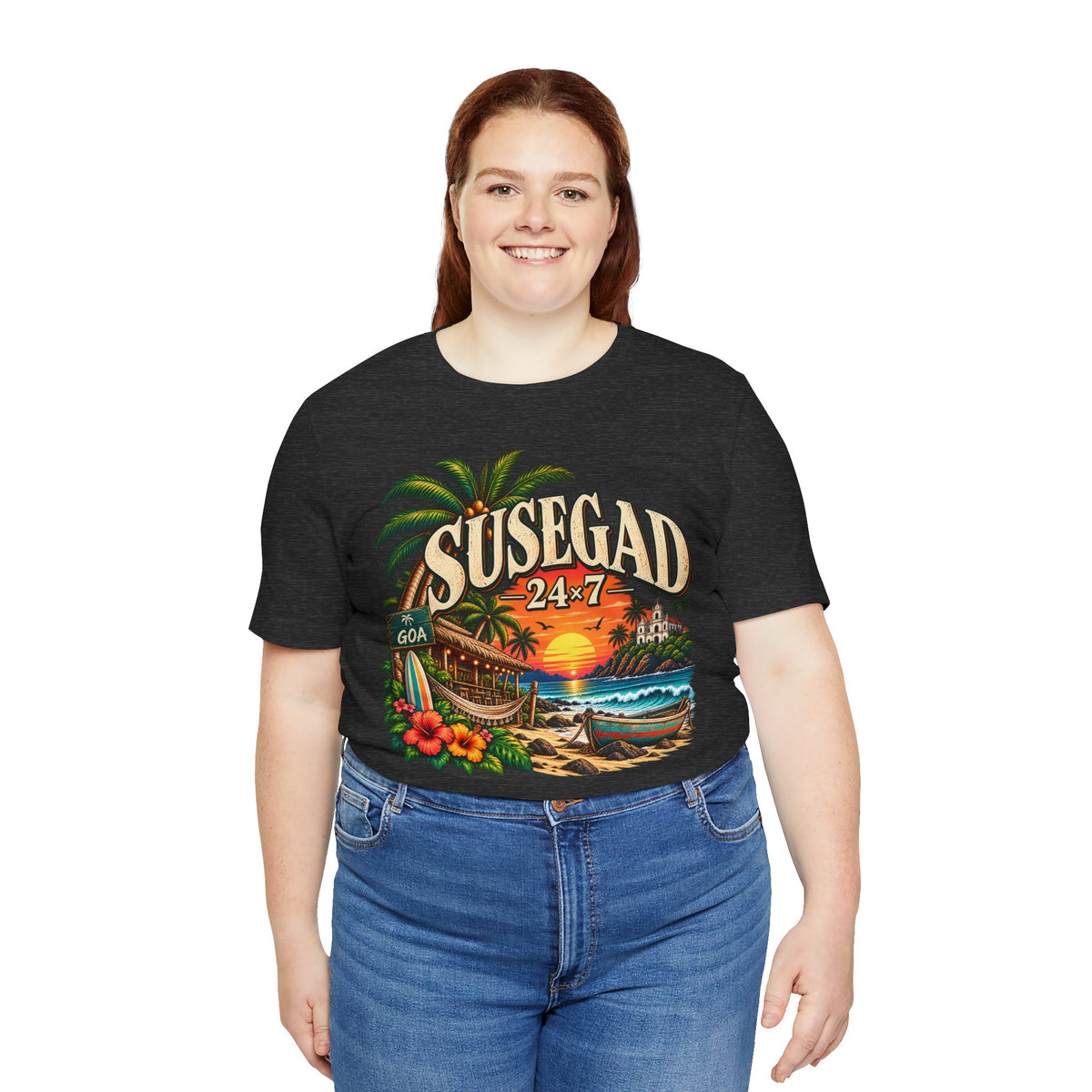 Susegad 24x7 Goa Sunset Jersey T-Shirt