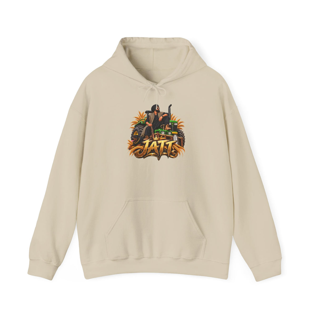 Jatt Tractor Hoodie – Punjabi Farm Heritage Sweatshirt — product image 4