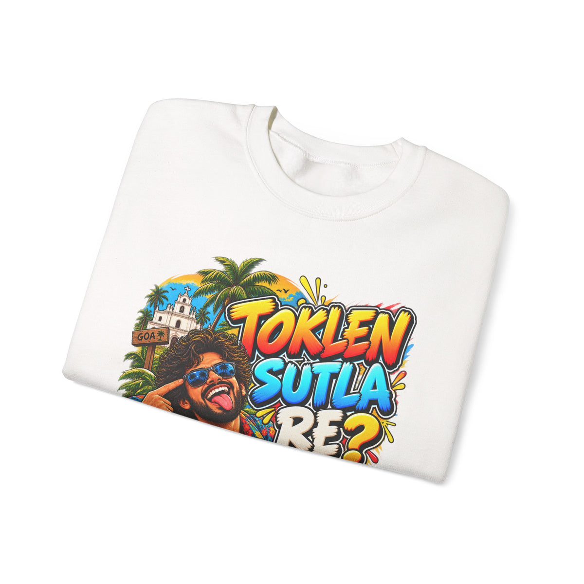 Toklen Sutla Re? | Goan Heritage Crewneck Sweatshirt