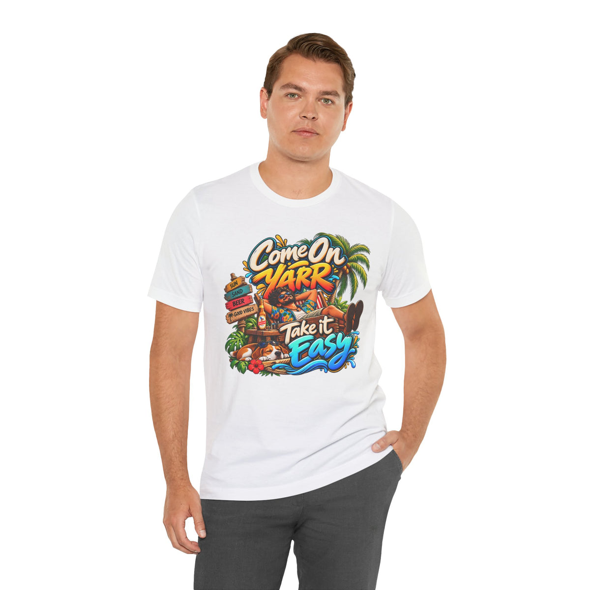 COME ON YARR / TAKE IT EASY Jersey T-Shirt